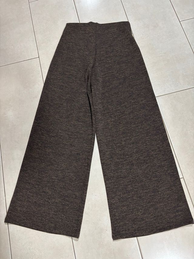 Pantalón Zara ancho marrón nuevo