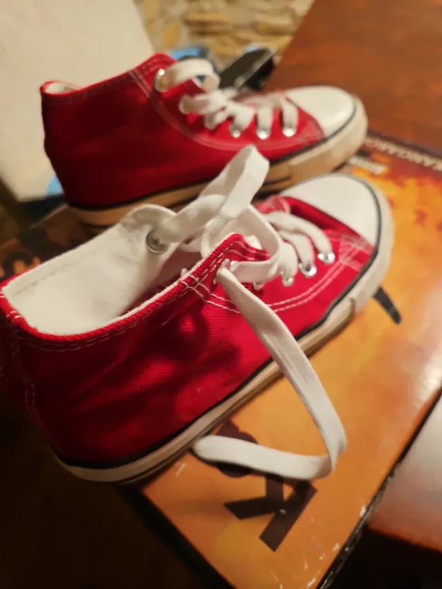 Zapatillas Converse Rojas Niña Talla X