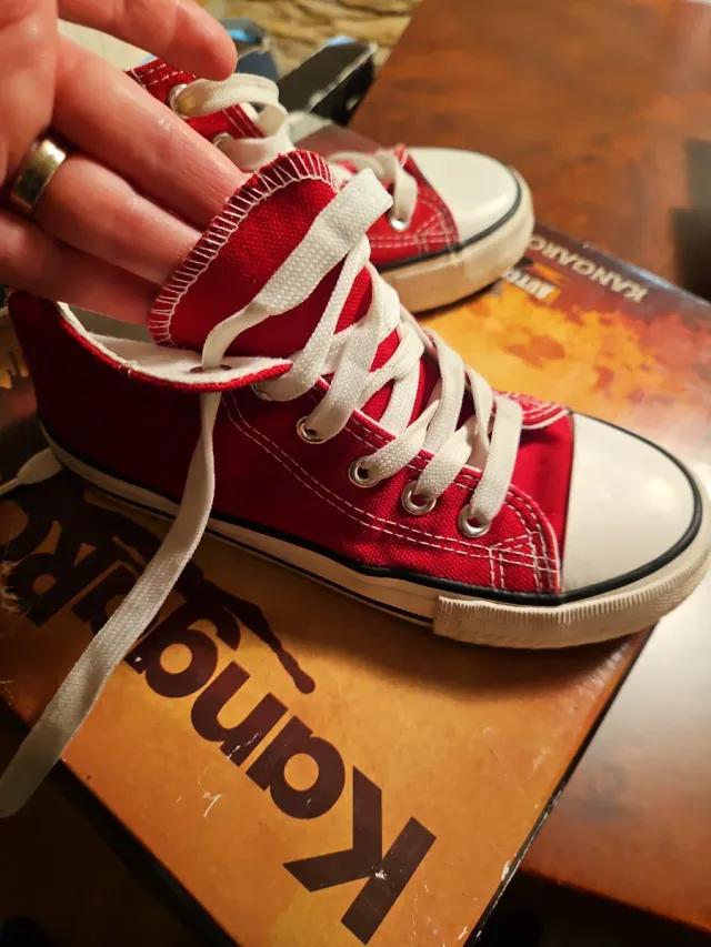 Zapatillas Converse Rojas Niña Talla X