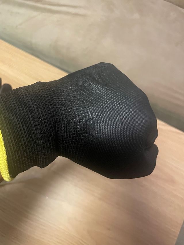 20 Guantes de trabajo negros