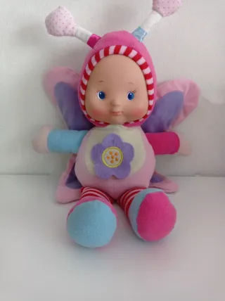 Juguete muñeca Mariposa para bebés 33 cm