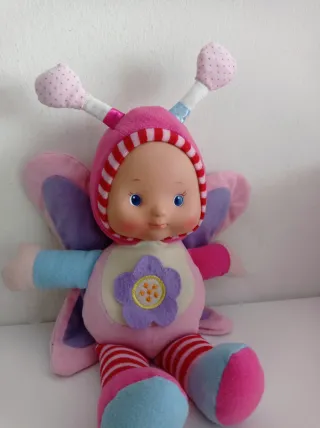 Juguete muñeca Mariposa para bebés 33 cm