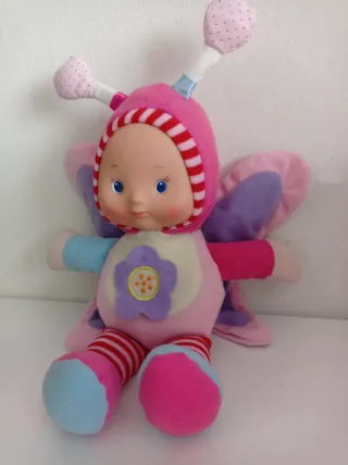 Juguete muñeca Mariposa para bebés 33 cm
