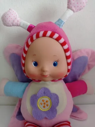 Juguete muñeca Mariposa para bebés 33 cm
