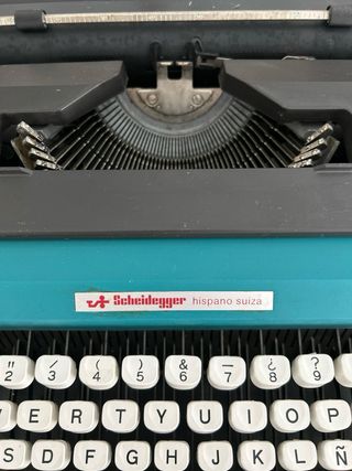 Máquina de escribir Scheidegger Hispano Suiza