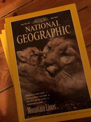 National Geographic 1992. 3 euros ejemplar