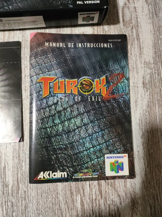Manuale Turok 2 Seeds of Evil Nintendo 64