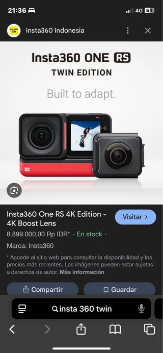 Insta360 ONE RS Twin Edition 4K 360