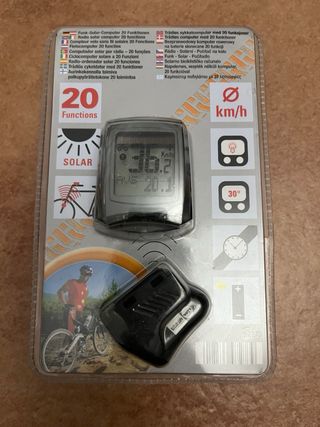 Ciclocomputador Solar Radio 20 Funciones