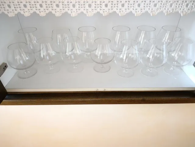 Copas de coñac de cristal