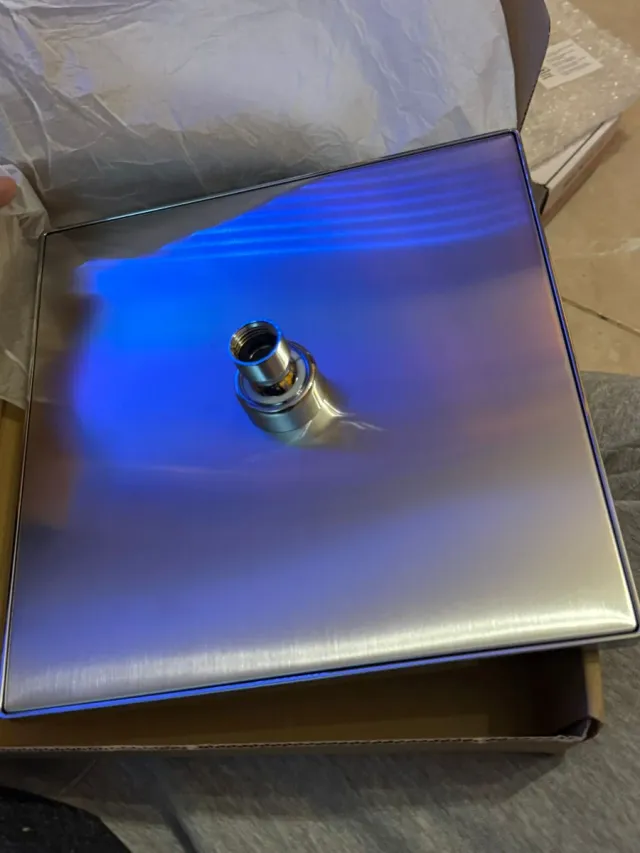 Ducha Cromada Cuadrada