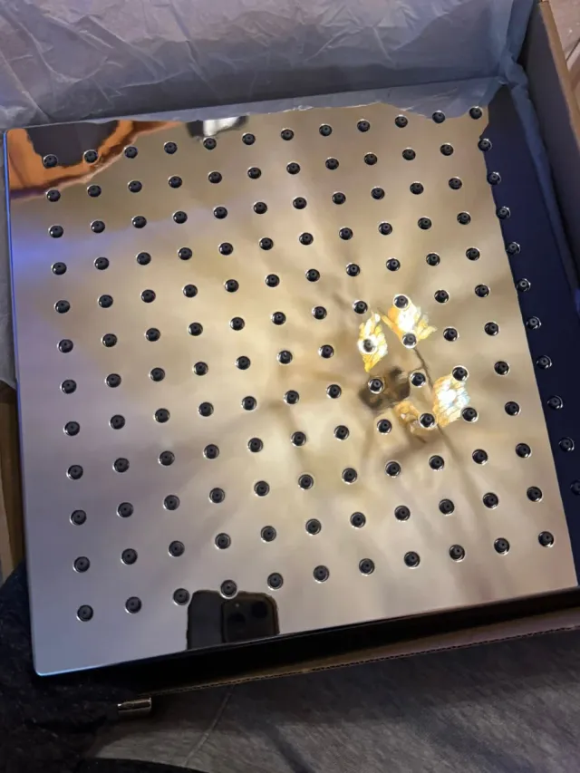 Ducha Cromada Cuadrada