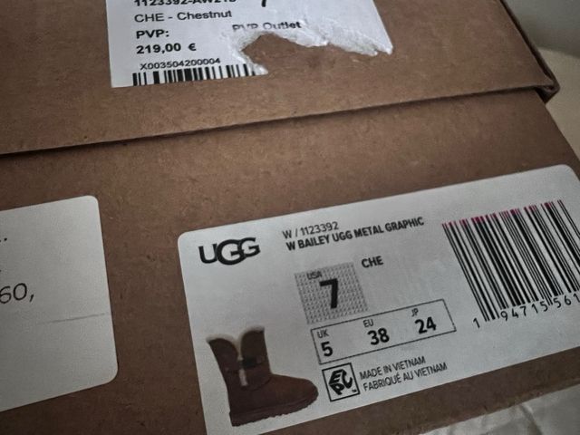 Botas UGG Marrones Talla 38