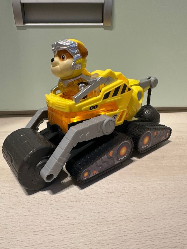 Rubble Patrulla Canina con remolque,luces y sonido