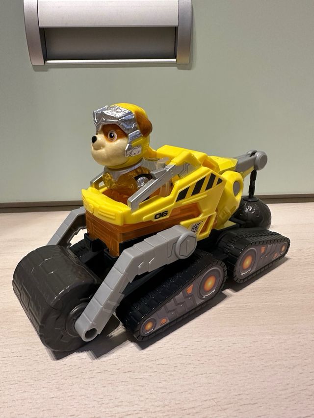 Rubble Patrulla Canina con remolque,luces y sonido