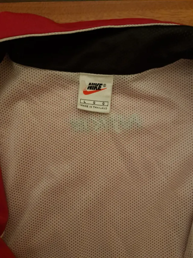 Chaleco Nike Vintage 90s Rojo Blanco