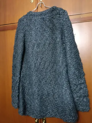 Chaqueta Zara Lana Gris