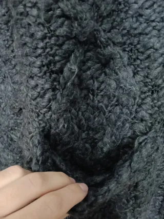 Chaqueta Zara Lana Gris