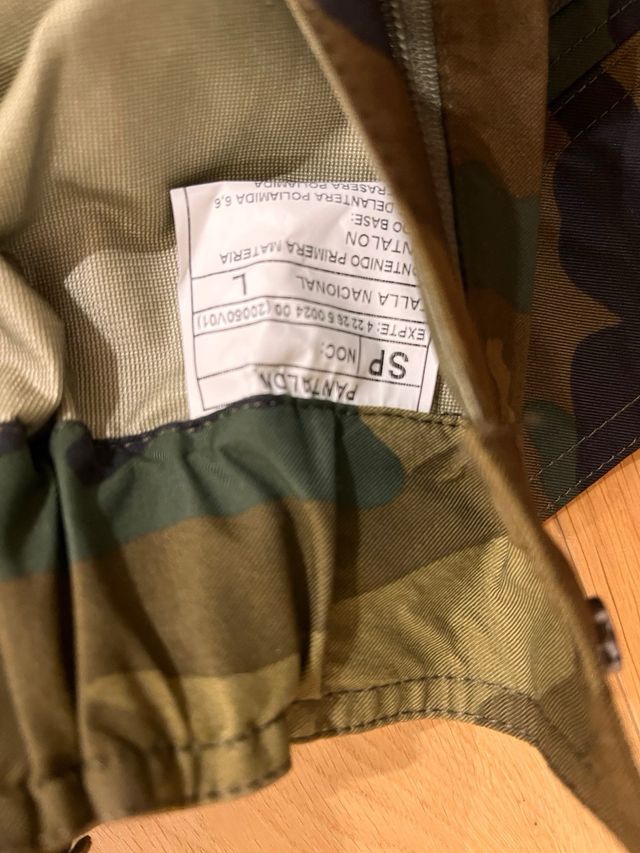 Pantalón GORE TEX militar de frío impermeable
