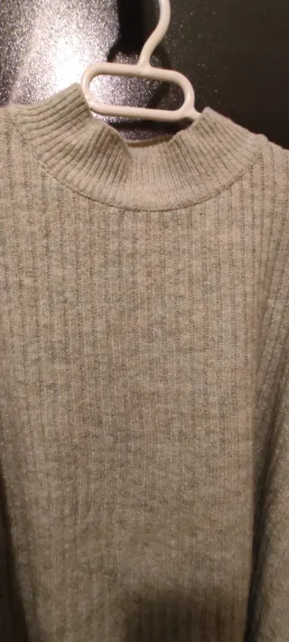 Jersey cuello perkins tejido canalé