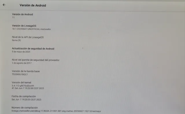 Samsung Galaxy Tab 4-LTE SM-T535 16GB. Android 11