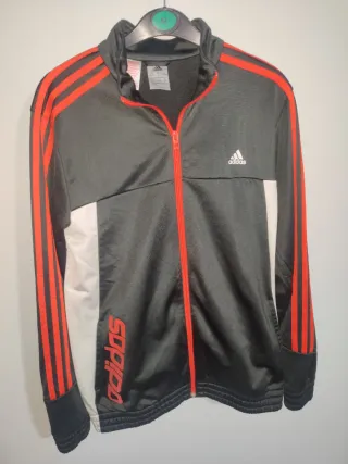 Chaqueta Adidas Negra y Roja Talla M