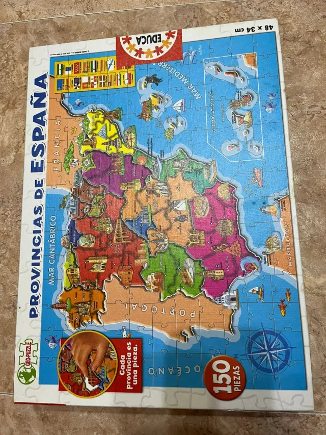 Puzzle Educa Provincias de España 150 piezas