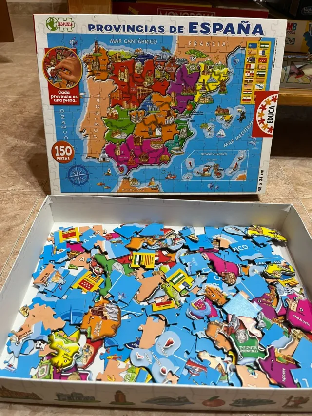 Puzzle Educa Provincias de España 150 piezas