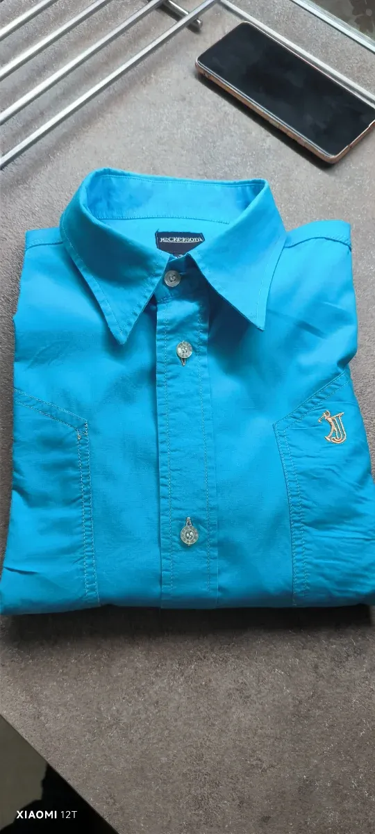 Chemise Jeckerson Neuve Sans étiquettes - Taille 44 - Couleur Lilla - Coton - À Rayures