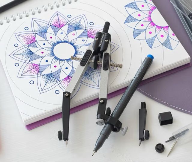 Compás estuche FABER-CASTELL