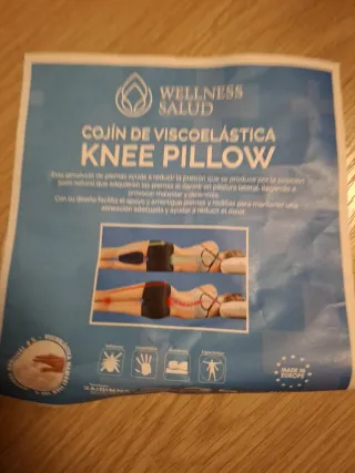 Cojín Viscoelástico Rodillas Wellness Salud