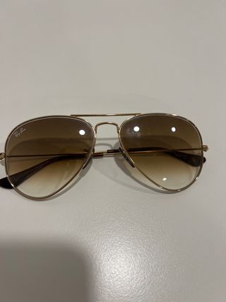 Gafas de sol Ray-Ban Aviator Marrón Dorado