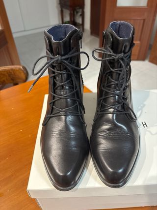 Botín Dorking by Fluchos Negro Mujer