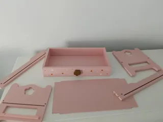 Cuna de madera para muñecas WOOMAX