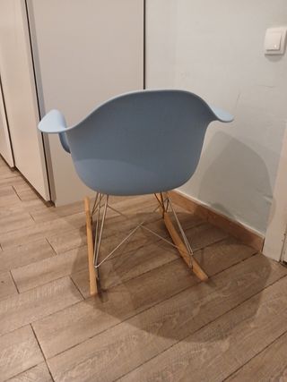 Mecedora bebe azul