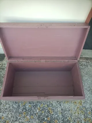 Cassa da crociera in legno d'epoca