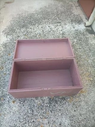 Cassa da crociera in legno d'epoca