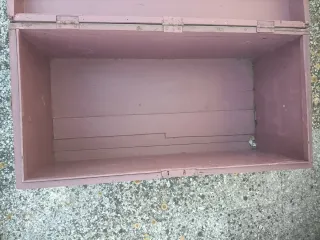 Cassa da crociera in legno d'epoca