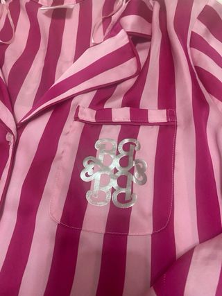 Pijama rayas rosa estilo Barbie