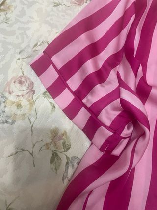 Pijama rayas rosa estilo Barbie