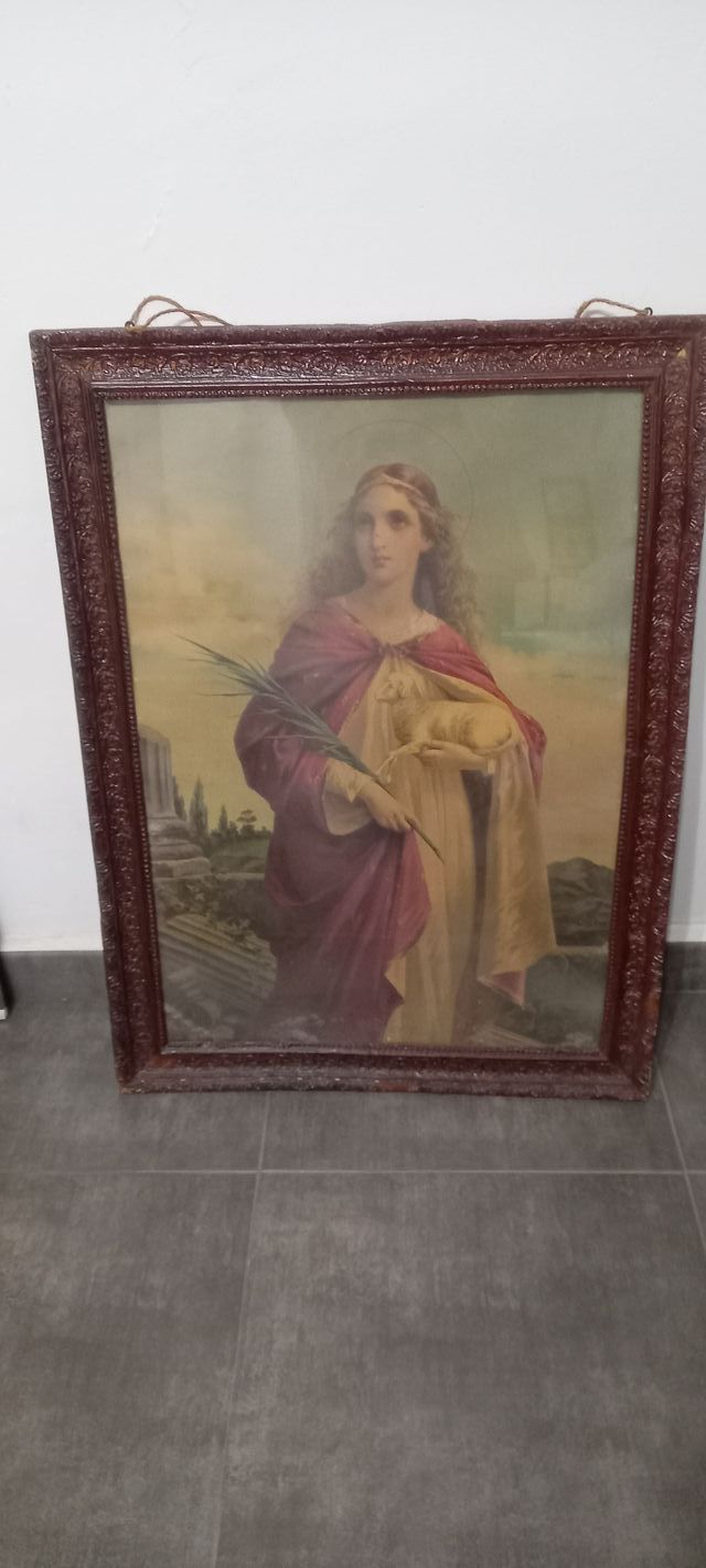 Cuadro religioso Santa Agnes, virgen y mártir