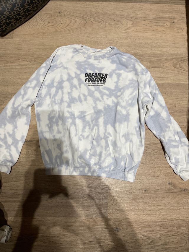 Sudadera Tie Dye Lila y blanca