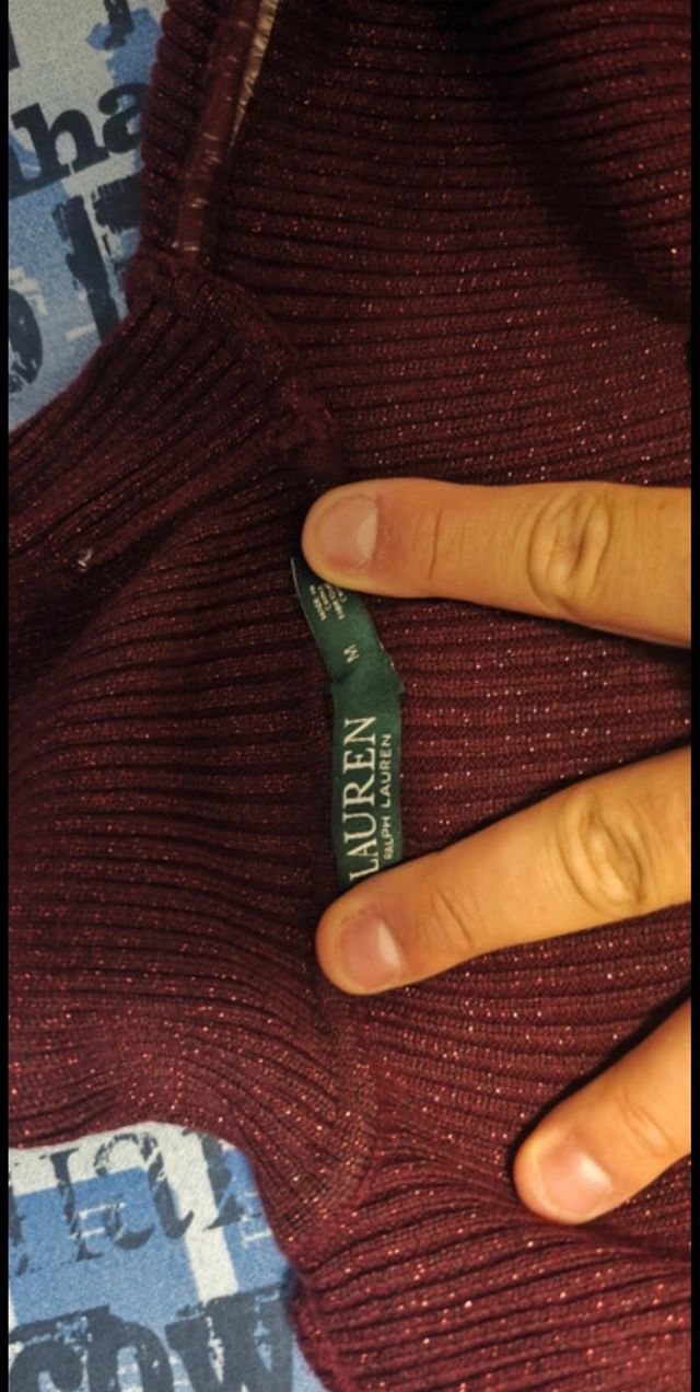 Maglione Lauren Ralph Lauren Donna Rosso Taglia M