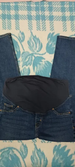 Vaqueros premamá azules H&M