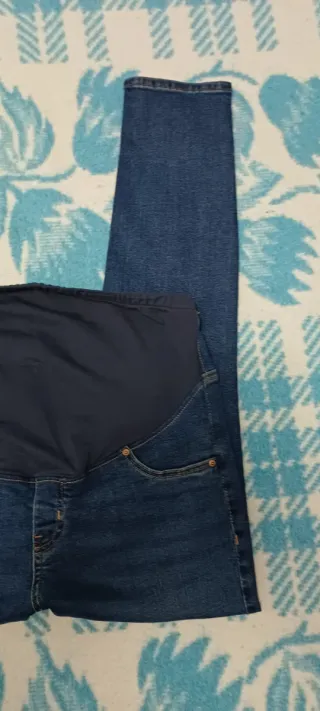 Vaqueros premamá azules H&M