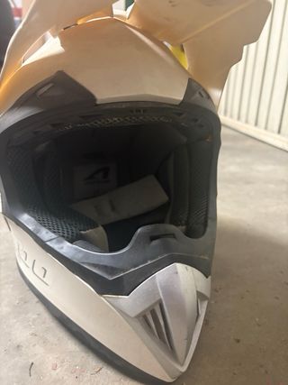 Casco Motocross Blanco ASTONE