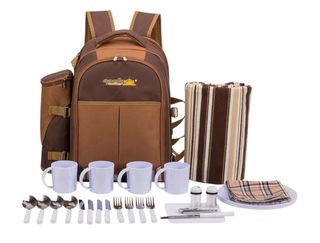 Zaino termico da picnic - Completo per 4 persone