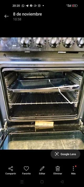 Horno de cocina negro
