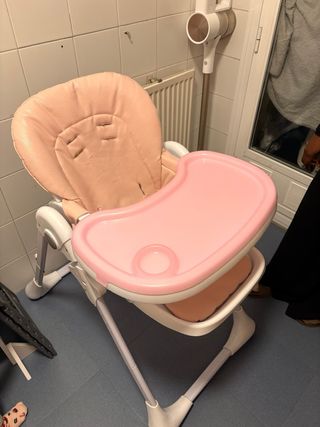 Trona para bebé rosa