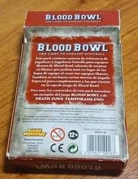 Blood Bowl Skaven Dados + Team Card Pack